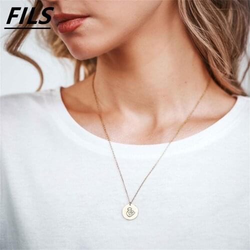 New Stainless Steel laser Printing Pendant Family Necklace Bracelet Charm Parents And Children Gifts For Boys Girls Kids Mom Dad