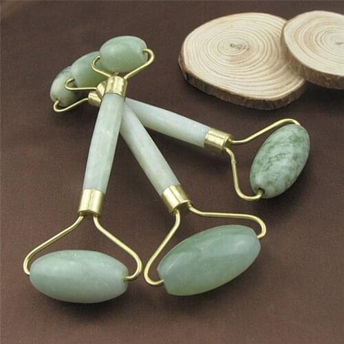 1PCS Pratical Natural Jade FaceMassage Roller Anti Wrinkle Healthy Face Body Head Foot Nature Beauty Tools