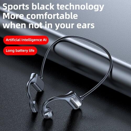Bone Conduction Headphones Bluetooth Wireless Sports Earphone Waterproof Headset Stereo Hands-free With Microphone For Running