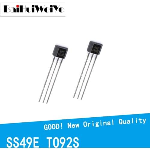 20PCS/LOT OH49E S49E SS49E TO92S 49E Hall sensor Hall Effect Sensor TO-92S New Original Good Quality Chipset