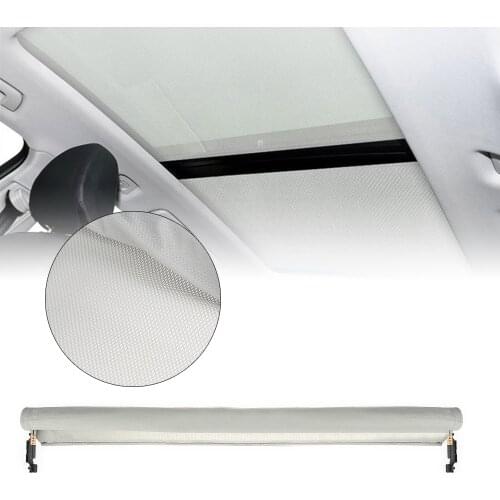 Gray Panoramic Sunroof Sunshade Fabric Cloth Curtain For VW MK7 Golf 7 GTI GolfR 2015-2018 Car Interior Sun Roof Cover Cloth