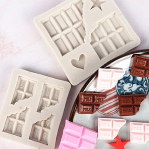 Chocolate Chunks Silicone Mold Fondant Mould Cake Decorating Tools Chocolate Gumpaste Molds, Sugarcraft, Kitchen Baking M203