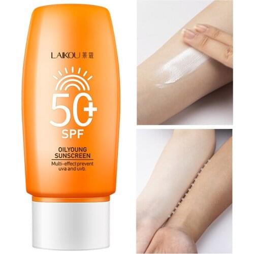 Sunscreen SPF50+ Moisturizing Lasting Prevent Sunburn Protect UVA/UVB Sunscreen Cream Refreshing Oil control Isolation Cream