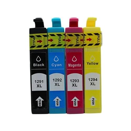 4pcs T1291 Compatible ink cartridge for Epson WF-7015 WF-7525 WF7515 SX620 SX535 BX305 BX525 BX320 BX525 BX630 BX935 BX635 BX535