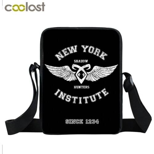 Shadowhunters Mini Messenger Bag Women Handbag Teenager Boys Girls Crossbody Bags Cartoon Adult Small Shoulder Bag Bookbag Gift