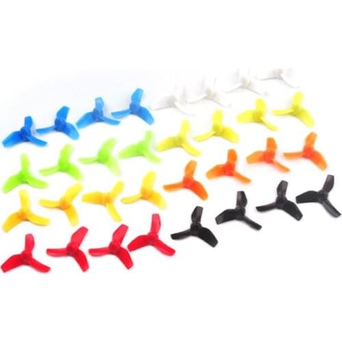 8Pairs Mini 31mm 3-Blades Propeller 0.8mm Shaft Screw Props for 615 716 Brushed Motor RC FPV Inductrix Tiny 6X Whoop DIY Parts