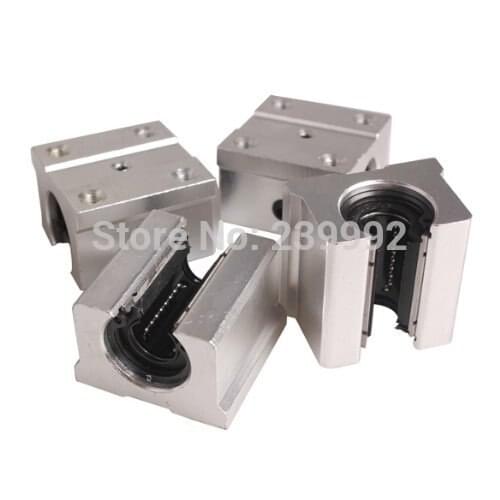 2pcs/lot SBR16 SBR16UU Linear Bearing Pillow Block 16mm Open Linear Bearing Slide Block CNC Router Parts