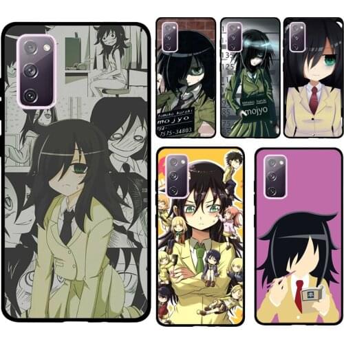 Watamote Anime Soft Case For Samsung Galaxy S21 Ultra S20 FE Note 20 Note 10 Plus S8 S9 S10 Phone Cover