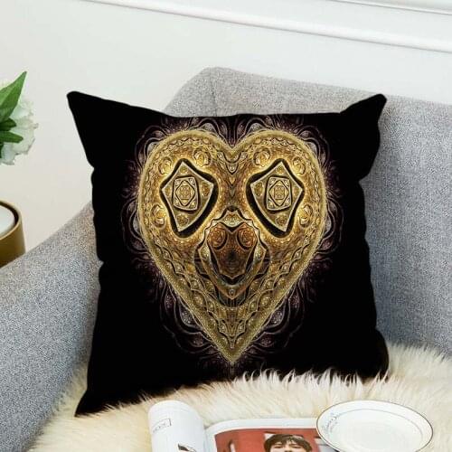 Double-side Skull Cushion Cover Pillowcase Sofa Decorative Pillow Cover Nordic Home Decorative Sof Throw Pillows 45x45cm
