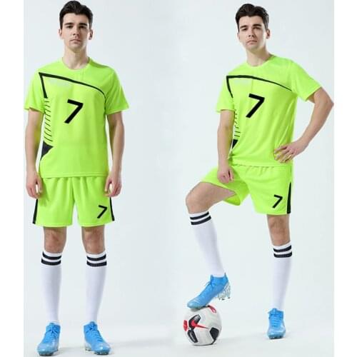 Football Training Suit Quick Drying Soccer Jerseys Wholesale Mens Club Kits Custom Hight Quality Sportswear Student Team Shirt
