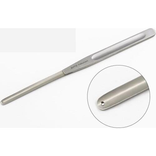Beauty Plastic Surgery Tools Ultra-thin Nasal Guide Nasal Introducer Boutique Stainless Steel Holes Without Holes
