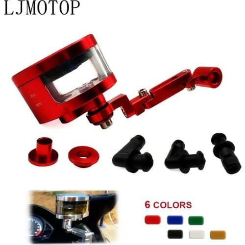 Motorcycle CNC Brake Fluid Reservoir Clutch Tank Oil Fluid Cup For Suzuki SV1000 TL1000 DL650 GSR600 GSR750 GSXS750 GSXR600