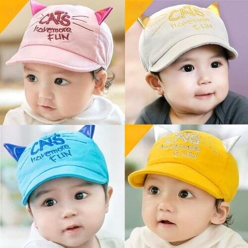 2021 New Summer Baby Boy Girl Caps Cute Toddler Infant Sun Cap Outdoor Baby Girls Boys Sun Baseball Hat Fashion Casual Hats