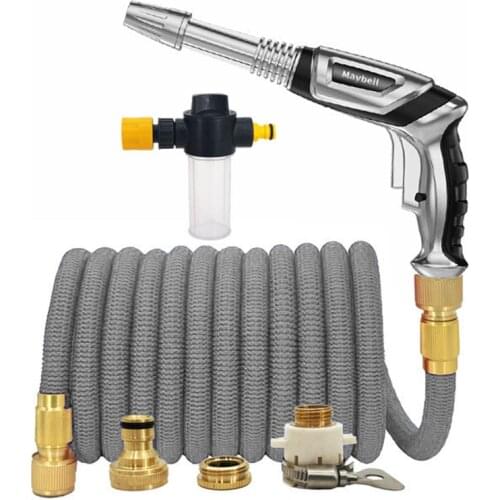 New Telescopic Garden Hose | 50ft-375ft Flexible Car Wash Magic Hose High Pressure Water Gun Outdoor Garden Watering Hose