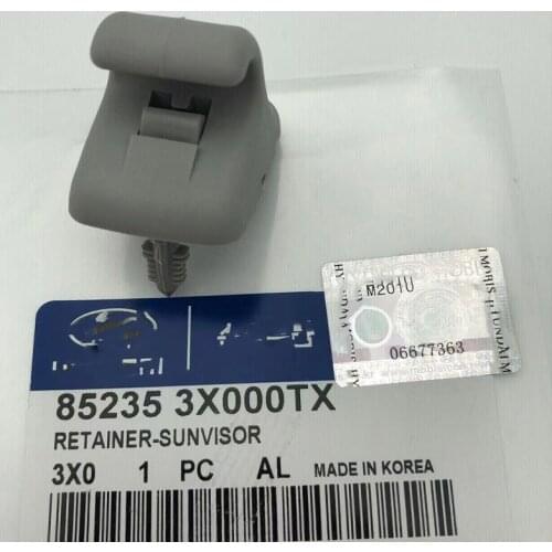 Original authentic Sun visor Retainer Clip 852353X000TX for Hyundai Elantra MD 2011 I30 2012 2016 Elantra 2014 OEM 852353X000TX