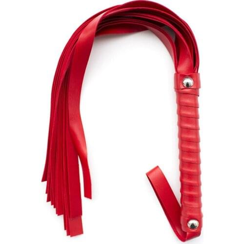 NEW intimate goods PU Leather Whip With Lashing Handle intimate goods Paddle Scattered Whip Flirting Erotic Sex Toys for SM Adu