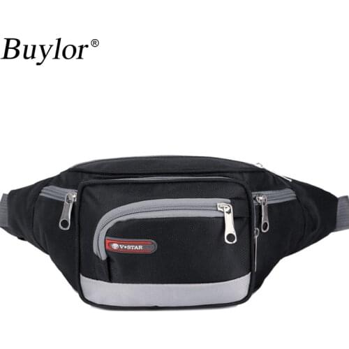 Buylor Waist Pack Sport Man Bag For Phone Holder Casual Women Fanny Pack Waterproof Belt Bag Wallet Cycling Hiking Running