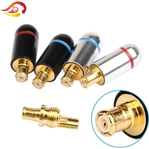 QYFANG 1Pair Headphone Pin For Audio ATH-CKS1100 LS400 LS300 E40 E50 E70 Blk HiFi Earphone Adapter a2dc Plug Jack Wire Connector
