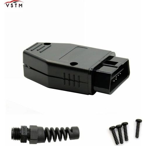 OBD2 Connector in stock Factory price OBD Best price OBD Male Plug OBD2 16Pin Connector OBD II Adaptor OBDII Connector
