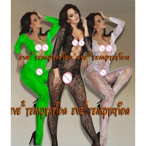Sexy Lingerie Babydoll doll dress Body stocking Underwear Open bra Sleepwear Teddies Bodysuits Sleepwear Tights Crotchless A201