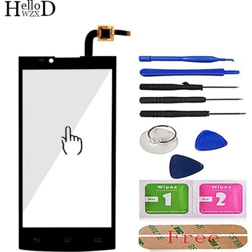 5.0'' Mobile Phone Touch Screen TouchScreen For Philips S398 S 398 Touch Glass Front Glass Digitizer Panel Lens Sensor 3M Glue