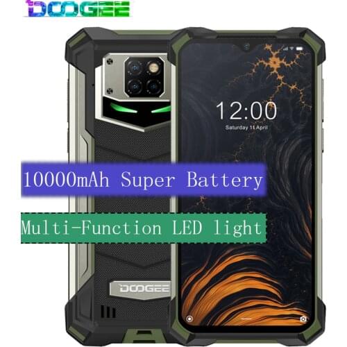 Quick Changing DOOGEE S88 Pro Rugged Phone IP68/IP69K Android 10 OS 10000mAh BIG Battery Helio P70 Octa Core 6GB RAM 128GB ROM