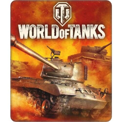 World Of Tanks Game Vintage Mouse Pad WOT Tank War Waterproof Mouse Mats Rubber Office Home Deco Mat