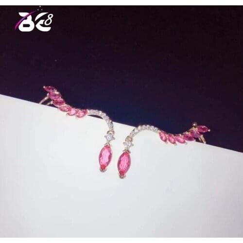 Be 8 New Fashion Water Drop Design Ear Cuff Fashion Personality Clip Earrings Female Graceful Clip on Earrings E765