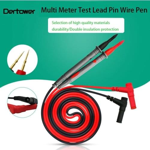 10v 20v Multi Meter Test Pen Cable 110cm Needle Tip Probe Universal Digital Multimeter Lead Probe Wire Needle