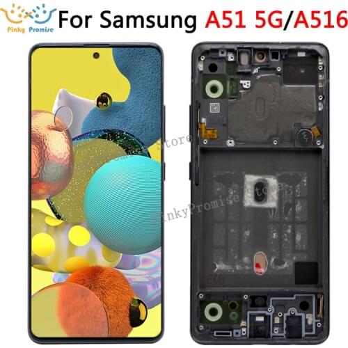 100% Test A516 Display For Samsung Galaxy A51 5G LCD A516 A516F A516F/DS A516FD Touch Screen Digitizer Assembly Replacement Part