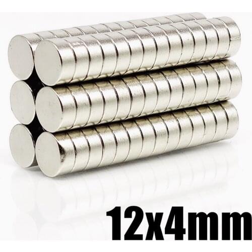 5/10/20/50/100Pcs 12x4 Neodymium Magnet 12mm x 4mm N35 NdFeB Round Super Powerful Strong Permanent Magnetic imanes Disc