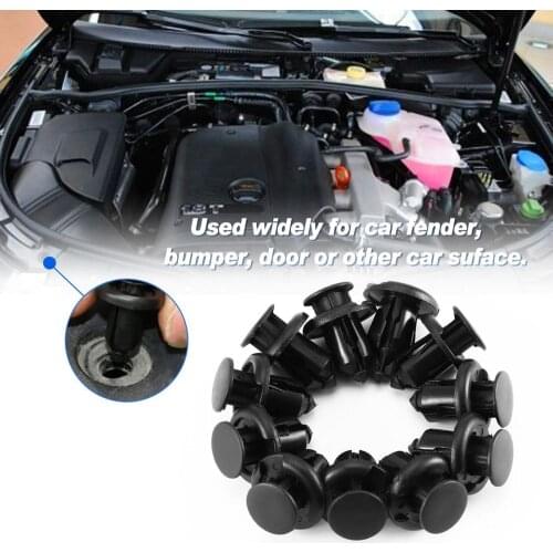 50Pcs/pack Car Bumper Clips Auto Vehicle Car Bumper Clips Retainer Fastener Rivet Door Panel Liner Plastic Bumper Fastener