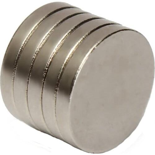 5Pcs 12x2mm N52 Super Strong Round Disc Blocks Rare Earth Neodymium Magnets Fridge Crafts For Acoustic Field Electronics