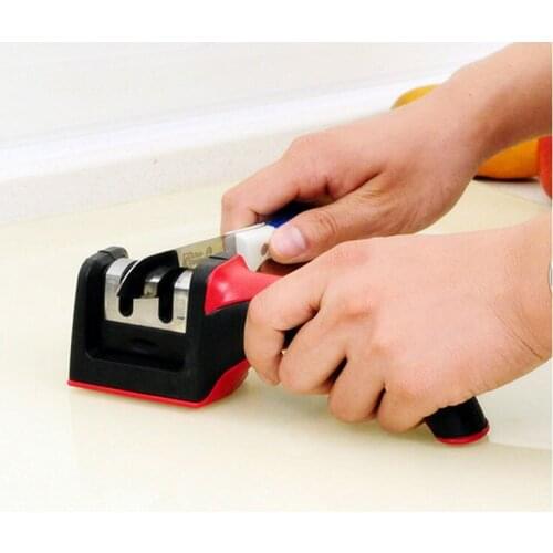 Alloy+ABS+Diamond Kitchen Knife Sharpener Home Multi-function Sharpening Tools