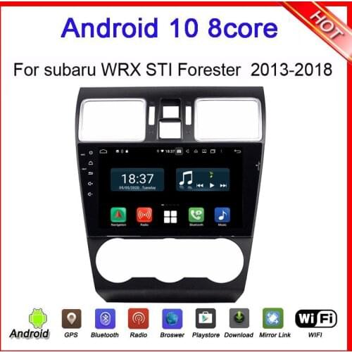 Two din car dvd player for subaru WRX Forester XV STI 2014-2018 android 9.0 car multimedia gps glonass 8core RAM 4G ROM 64G