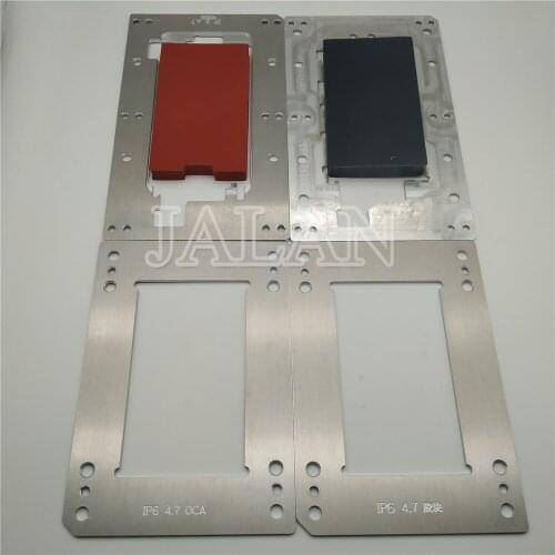 YMJ laminating mold for iphone 6 oca polarizer film lcd Perfectly positioning vacuum laminating with One Mould Two Rubber block