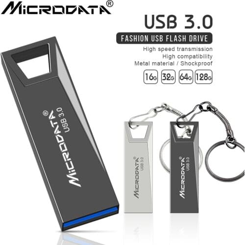 Metal Flash USB 3.0 Pendrive 8GB 16GB 32GB 64GB 128GB USB Flash Drive Stick pen drive 3.0 Disk cle usb high speed