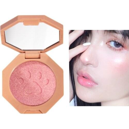Blush Palette Makeup Shimmer Pink Face Blusher Cheeks Tint Wholesale Contour Tiny Pallets Kawaii Cosmetic Powder Rouge for Girl