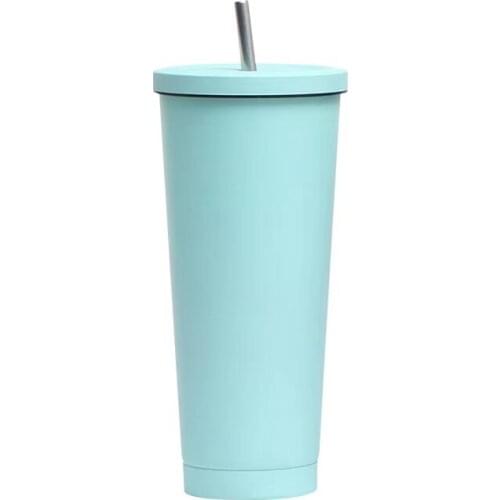 Carrying Cup with Lid 26oz Stainless Steel Tube Cup with Lid and Straw | Insulation and Cold Storage Car Cup Vacuum Cup