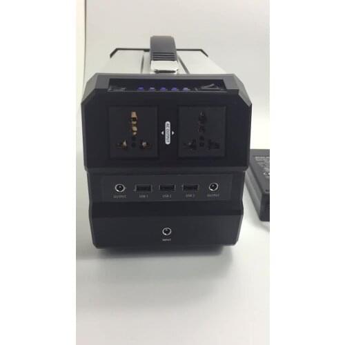 120000mAh DC12V AC 220V output 5000 watts portable solar energy generator with 12v panels system for home