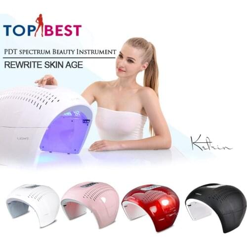 Foldable LED Photon Skin Rejuvenation Machine Professional Therapy Facial Mask Anti Aging Wrinkle Remover Device For Body Beauty