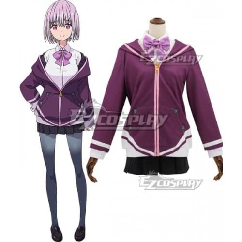 SSSS.Gridman Shinjo Akane Girls Uniform Hoodie Sweater Suit Set Halloween Christmas Party Skirt Set Cosplay Costume E001