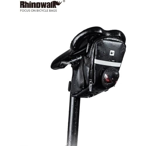 Rhinowalk rhino bicycle tail bag saddle bag waterproof highway mountainous bicycle riding equipment bicycle seat bag