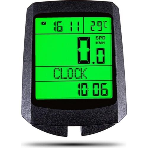Bicycle Multifunction Bike Computer Luminous Odometer LCD Display Digital Waterproof Wireless Speed Meter Cycling Speedometer
