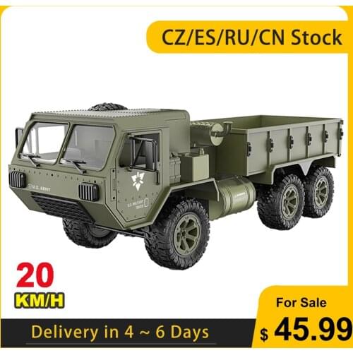 Fayee 1/12 RC Military Truck 2.4G 6WD 20km/h Remote Control U.S. Army Military Truck RTR Model Outdoor Vehicle Gift For Boy Toys
