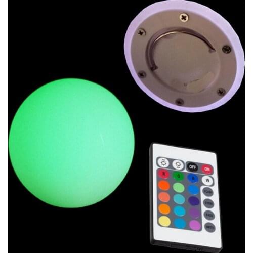 2019 New D12*H10cm LED Ball Luminouse Night Light 16 Colorful Change USB Led Sphere Ball for Home Decoration Creative Gift 1pc