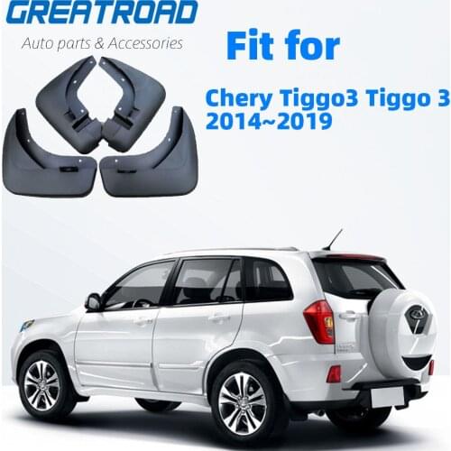 4PCS Car Mudguards for Chery Tiggo3 Tiggo 3 2014~2019 Mudflap Fender Mud Flaps Guard Splash Flap Accessories 2015 2016 2017 2018