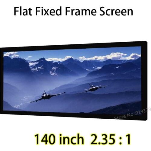 Big Cinema Screen 140-inch 3272x1392mm Viewable Fixed Frame Projection Screen Best For DLP LED 3D Projector