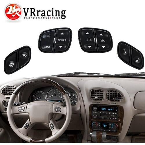 For Chevy Silverado Steering Wheel Regulator Buttons for GMC Yukon Hummer H2 Avalanche seek Volume Radio Volume Control Switch
