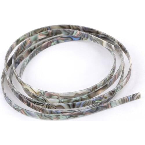 Musiclily Plastic Guitar Binding 1650*6*1.5mm, Abalone Shell